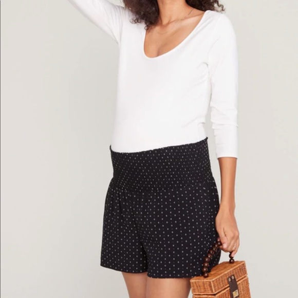 Hatch Pants - Hatch Maternity Easy Smocked Shorts